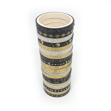 Washi Tapes Slim – Linha Gold